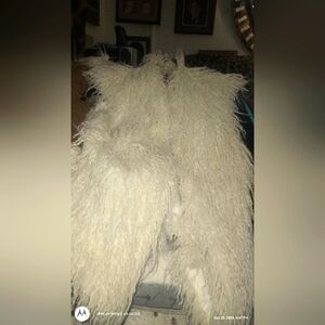 Bebe Kardashian faux fur vest